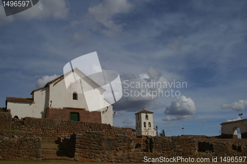 Image of Inca castle ruins in Chinchero