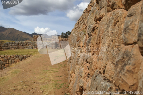 Image of Inca castle ruins in Chinchero