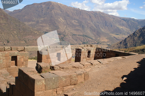 Image of Inca ruins in Pisac 