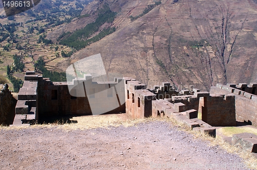 Image of Inca ruins in Pisac 