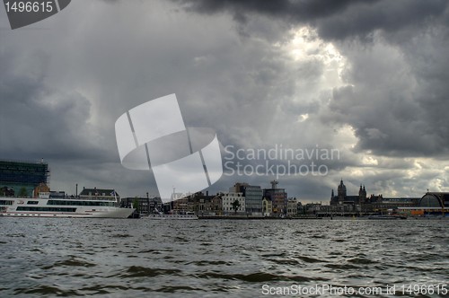 Image of Amsterdam channel and river