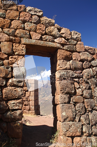 Image of Inca ruins in Pisac