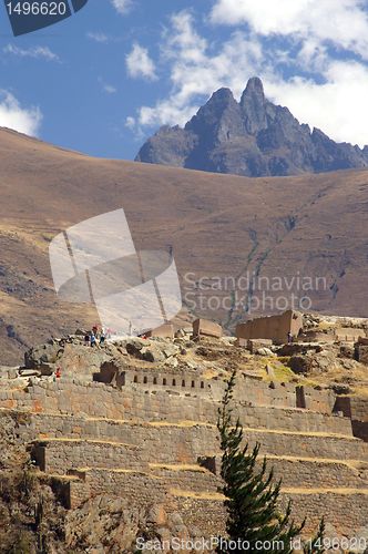 Image of Inca ruines in ollantaytambo