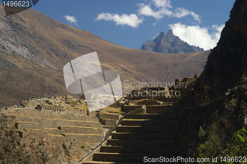 Image of ollantaytambo old inca town