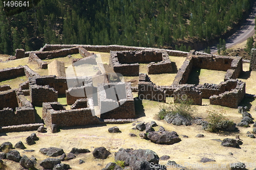 Image of Inca ruins in Pisac 