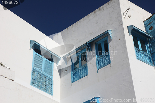 Image of Traditional window from Sidi Bou Said, Tunis