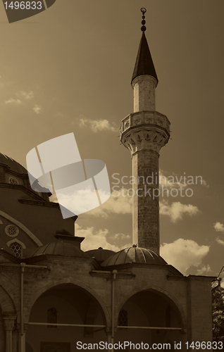 Image of minaret over Djuma-Djami Mosque