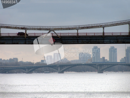 Image of bridges of Kiev