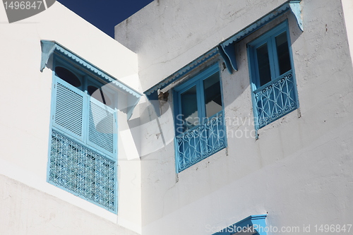 Image of Traditional window from Sidi Bou Said, Tunis