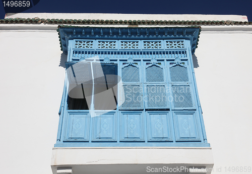 Image of Traditional window from Sidi Bou Said, Tunis