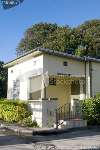 Image of typical house architecture style cottage guest house St. Lawrenc