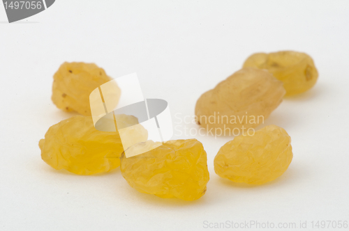 Image of Dried white grapes