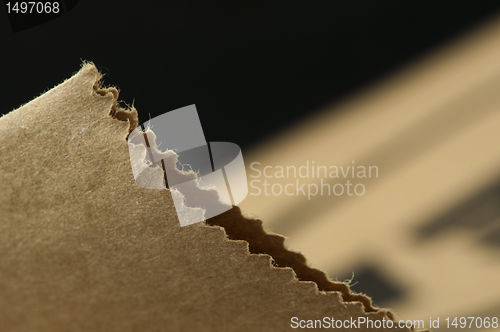 Image of Part of a paper bag