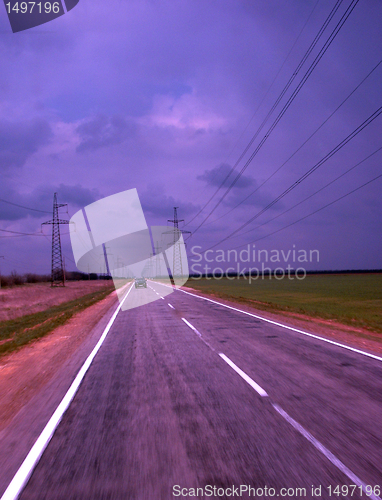 Image of car on a road  