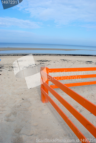 Image of Orange decorative fence 
