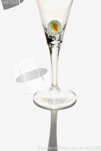 Image of Cup with colorful slide 
