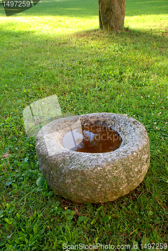 Image of Ancient stone with the slump 