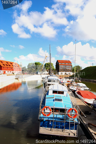 Image of Yachts resting in docks 