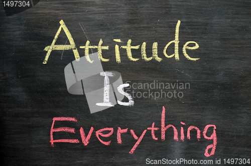 Image of Attitude is everything