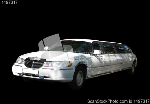 Image of wedding limo 