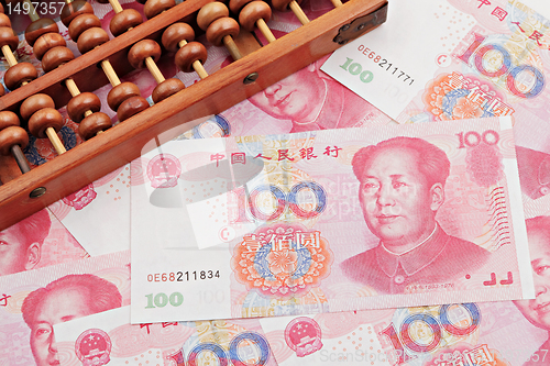 Image of abacus and china rmb