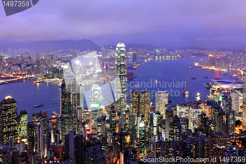 Image of Hong Kong night
