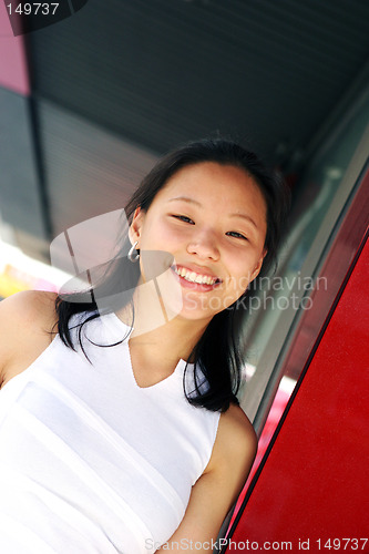 Image of Korean woman with a wide smile