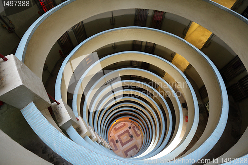 Image of public apartment block in Hong Kong