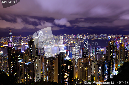 Image of Hong Kong night