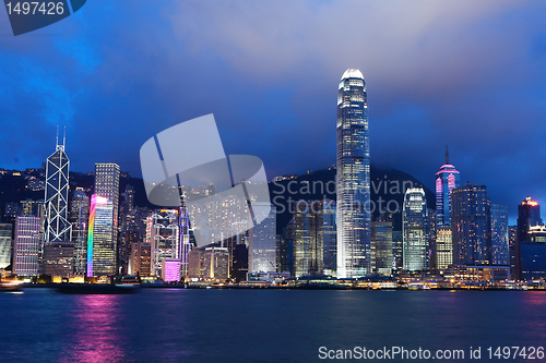 Image of Hong Kong night view