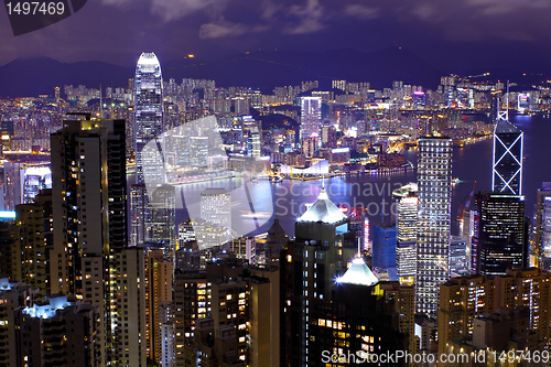 Image of Hong Kong night