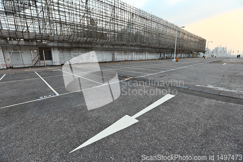 Image of Empty Parking Lot