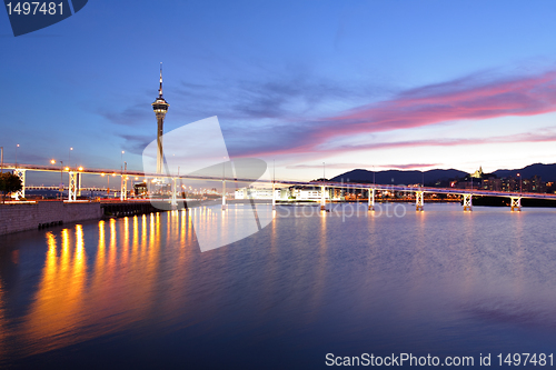 Image of Macau at night