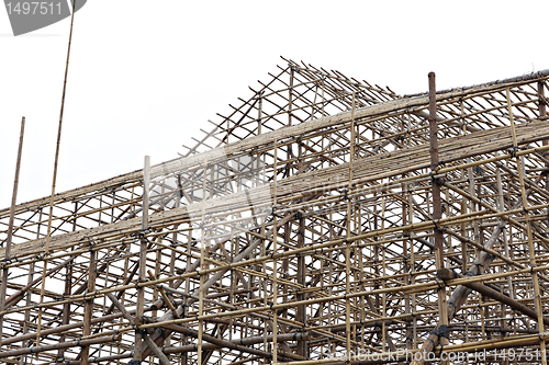 Image of Bamboo scaffolding