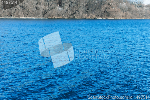 Image of Waves on the reservoir