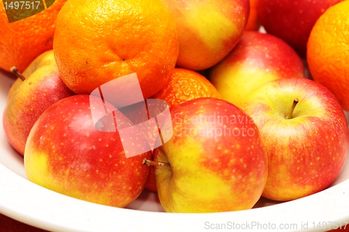 Image of Apples and tangerines