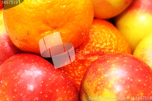 Image of Apples and tangerines