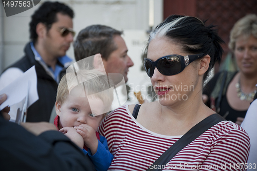 Image of Mother and little boy