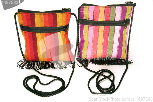 Image of woven bag purse made in Nicaragua