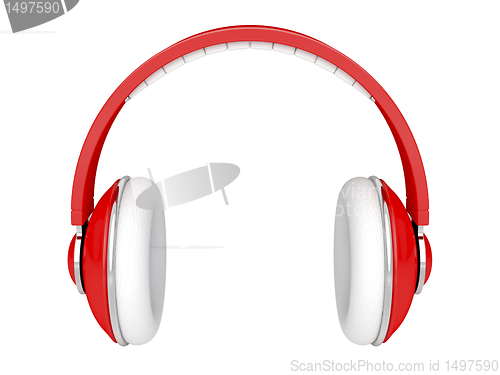 Image of Red headphones