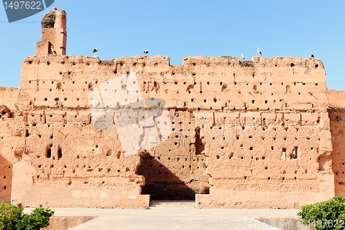 Image of Ancient wall at El-Badi Palace