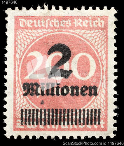 Image of German Inflation Stamp