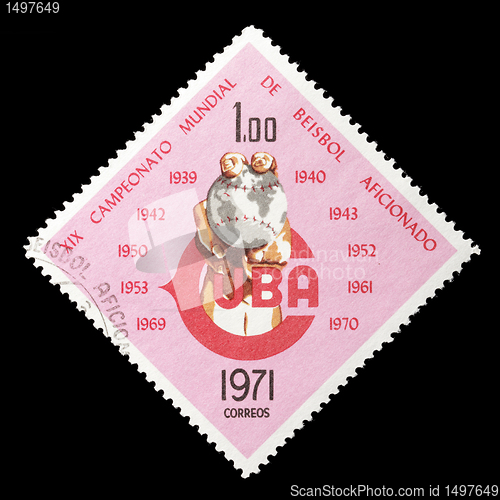 Image of Baseball Stamp