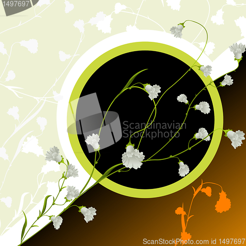 Image of Abstract floral background