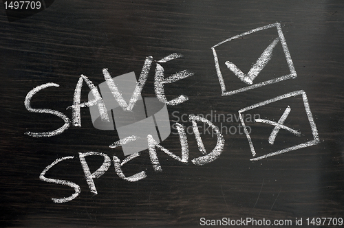 Image of Save and spend 