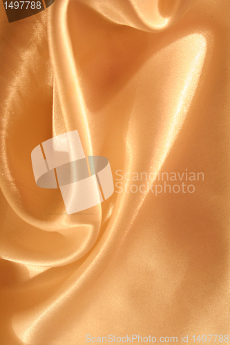 Image of Smooth elegant golden silk background