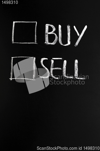 Image of Buy and sell