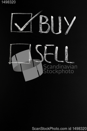 Image of Buy and sell