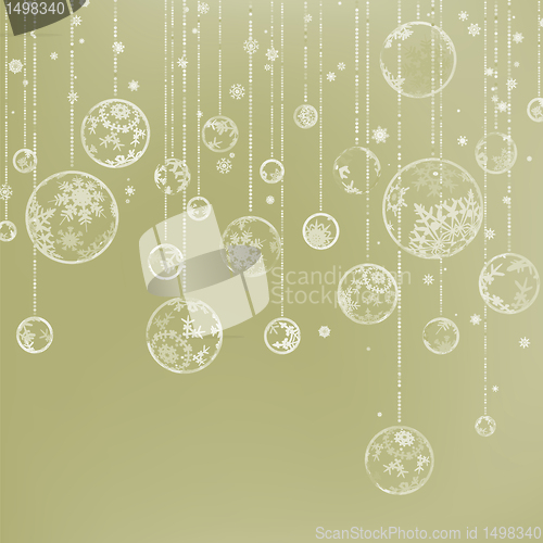Image of Elegant Christmas Background. EPS 8