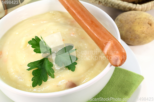 Image of Cream of potato soup